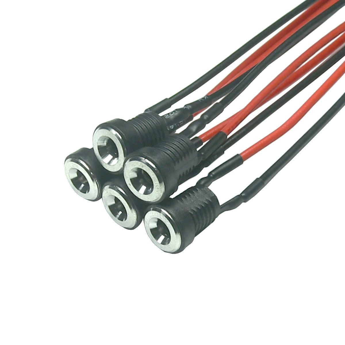 5PCS 3.5mm x 1.3mm DC Power Supply Female Jack Socket Panel Mount 3.5X1.3mm
