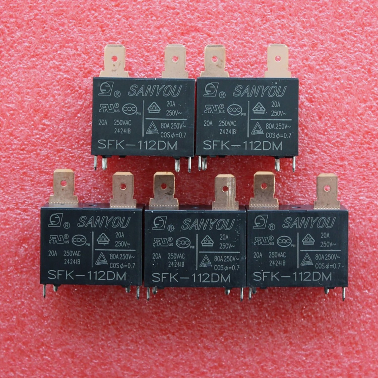 5pcs SFK-112DM SFK-112 20A 250VAC DIP-4 Relay