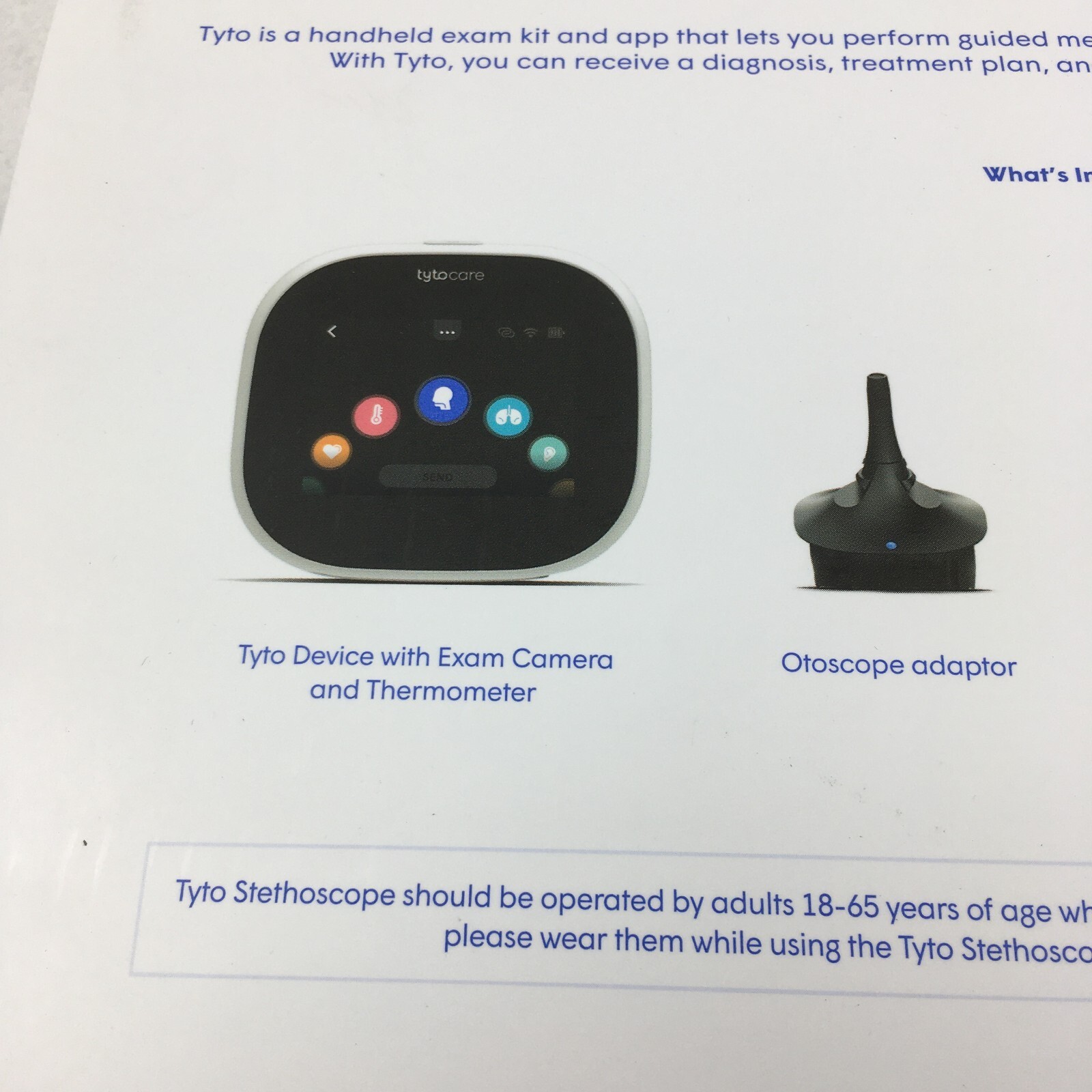 TytoCare TytoHome On Demand Medical Health Remote Exam Kit New
