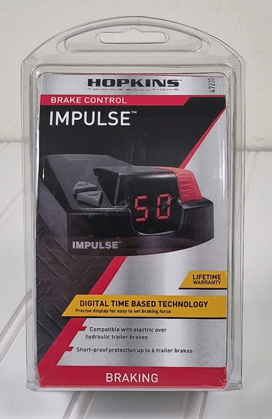 Hopkins 47233 Impulse Digital Trailer Brake Control Towing Harness Module New