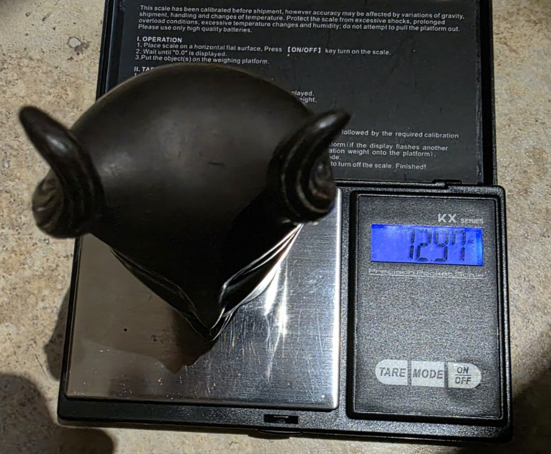 German Pencil Sharpener SOLID BRASS Executive Desktop PAPER WEIGHT. 12OZ BRASS.