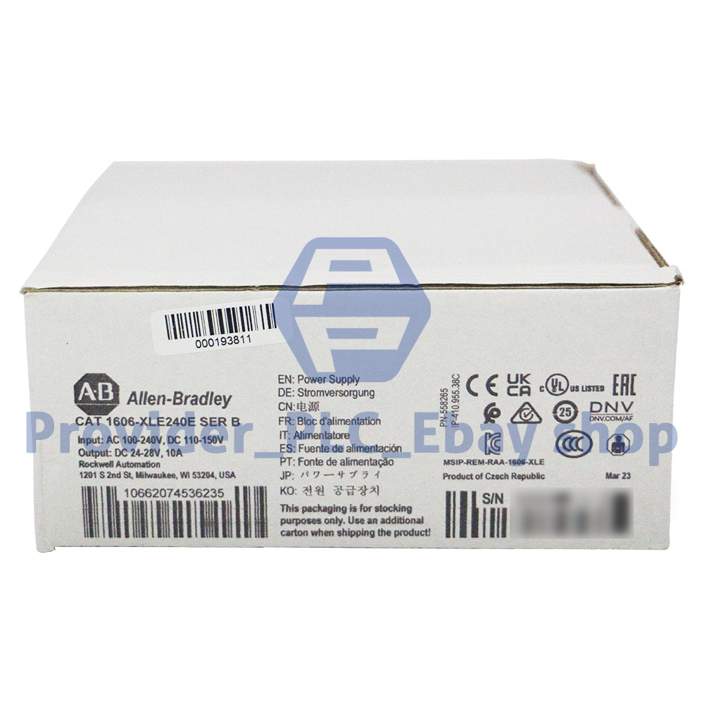 New Factory Sealed AB 1606-XLE240E DC Power Supply 1606XLE240E Free Shipping