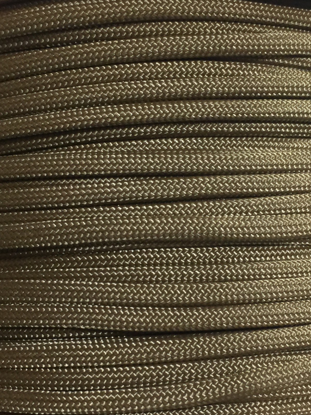 US Made Coyote Brown 550 Paracord Type III 7 Strand Para Cord 10 25 50 100 Feet