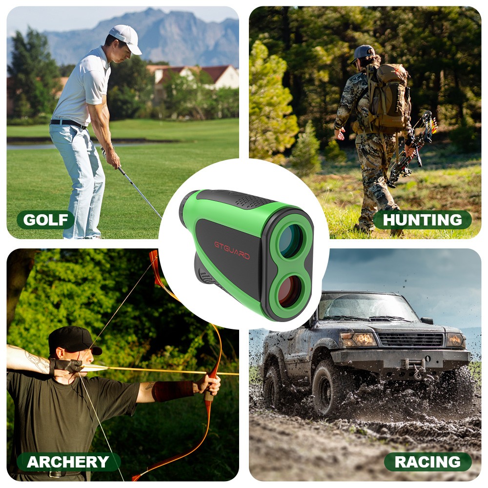 Golf Rangefinder with Slope 1200Yards Range Finder Golf Flag Locking Vibration