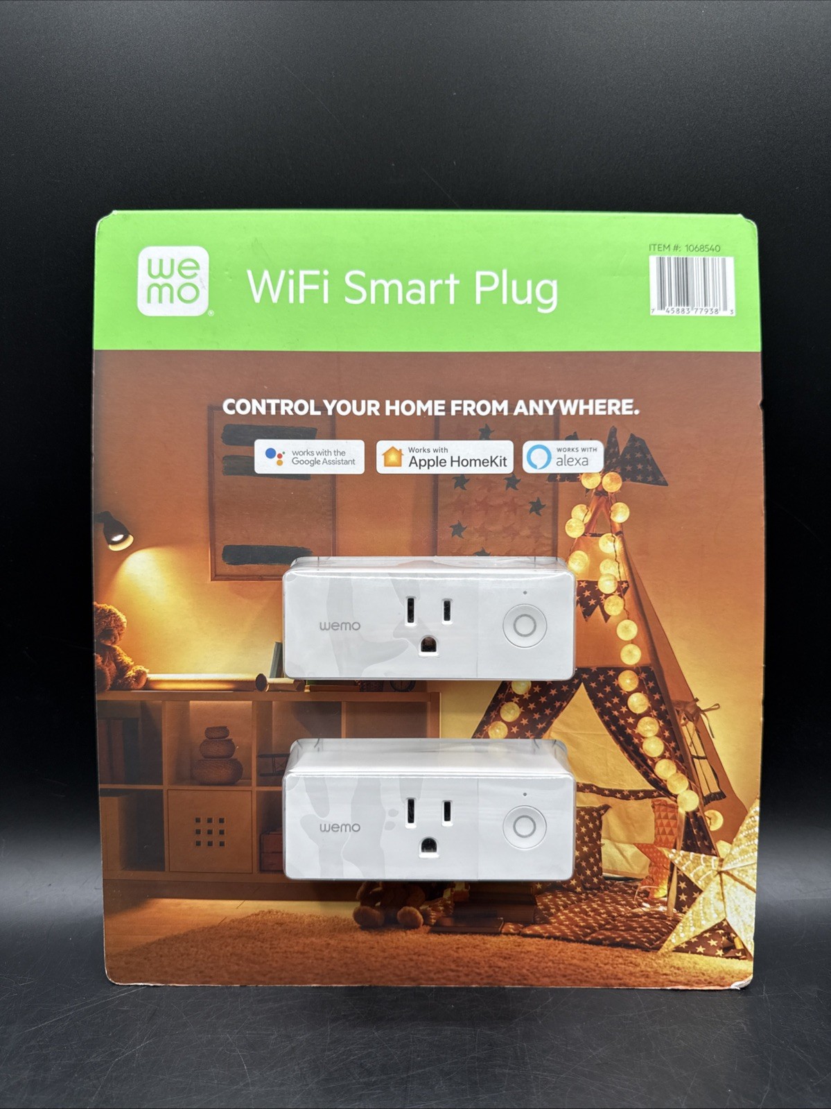 Wemo Mini Smart Plug WiFi Enabled Pack of 2 Works with Alexa and Google Sealed