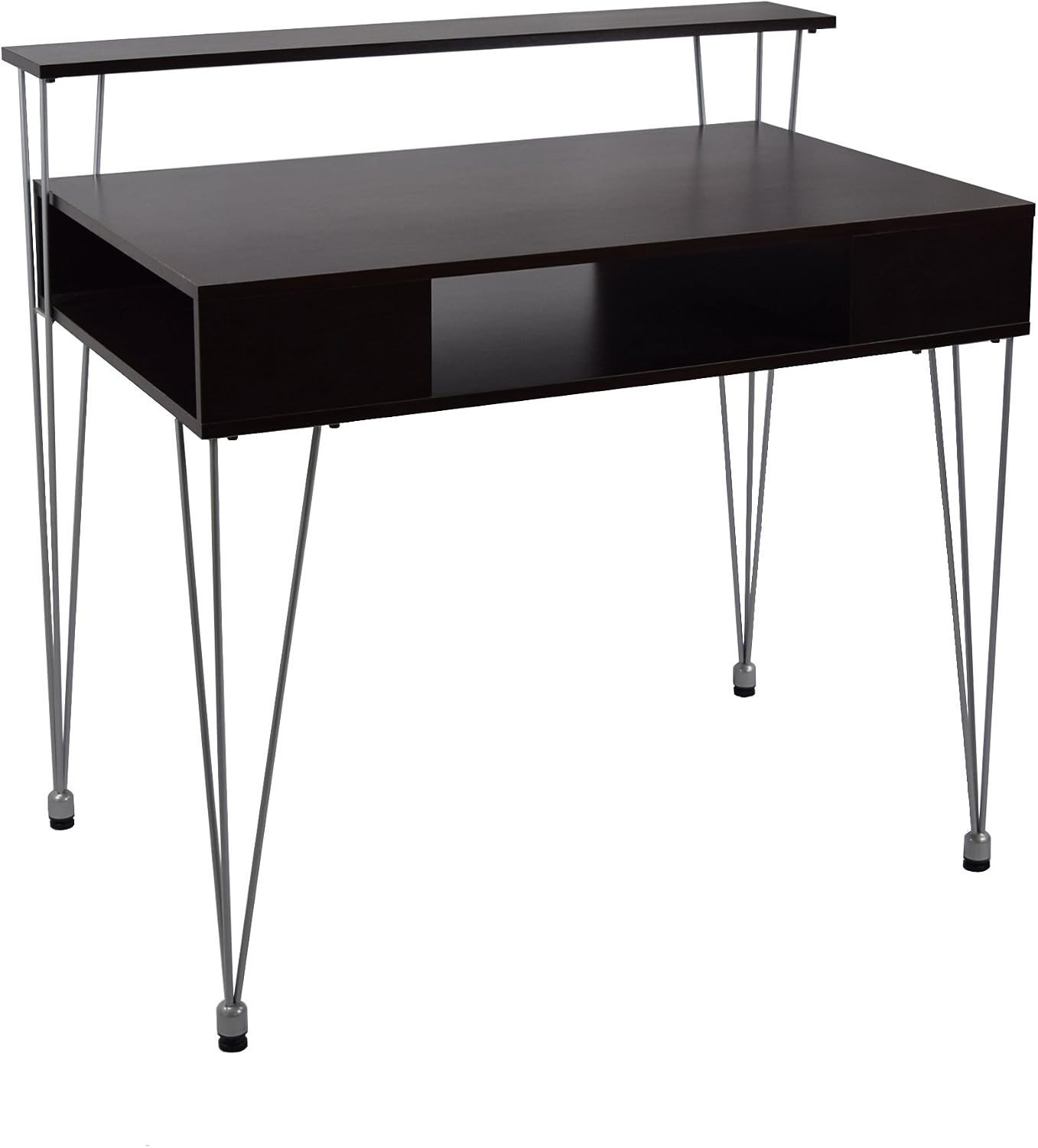 Marcus Jr. Modern Home Office Desk with Storage – Functional Computer Writing De