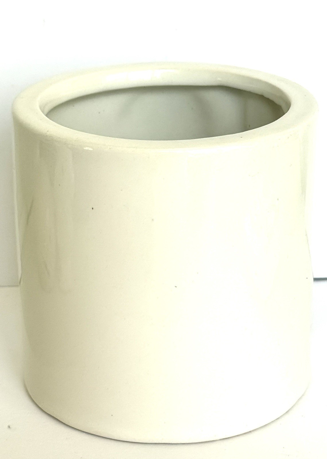 2 Coastal Home Decors- Holder & Box Ceramic Rustic White