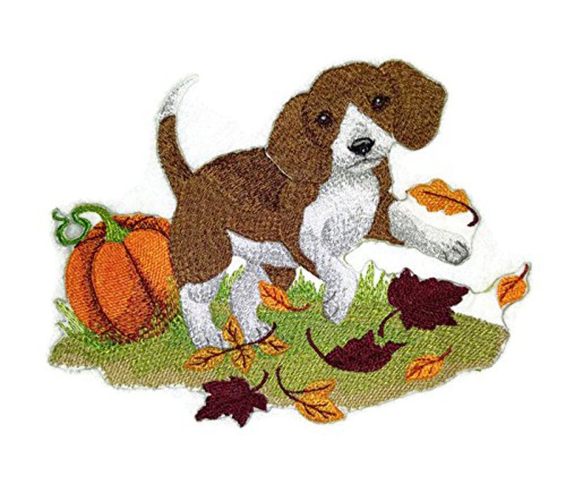 Custom and Unique Autumn [ Barques More in Autumn ] Embroidered Iron on/Sew Patc