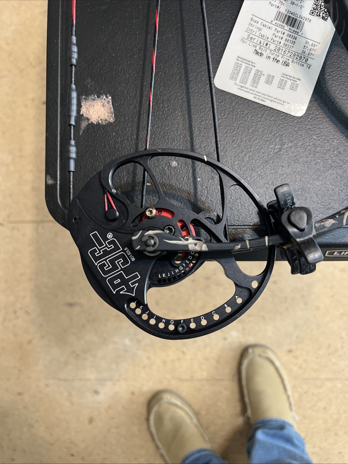 New PSE Archery Drive DC 70# Left Hand Black Camo Bow