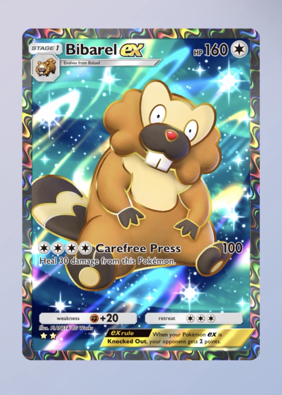 Bibarel EX - Full 2⭐️ Pokémon TCG Pocket Shining Revelry A2b - Digital Product