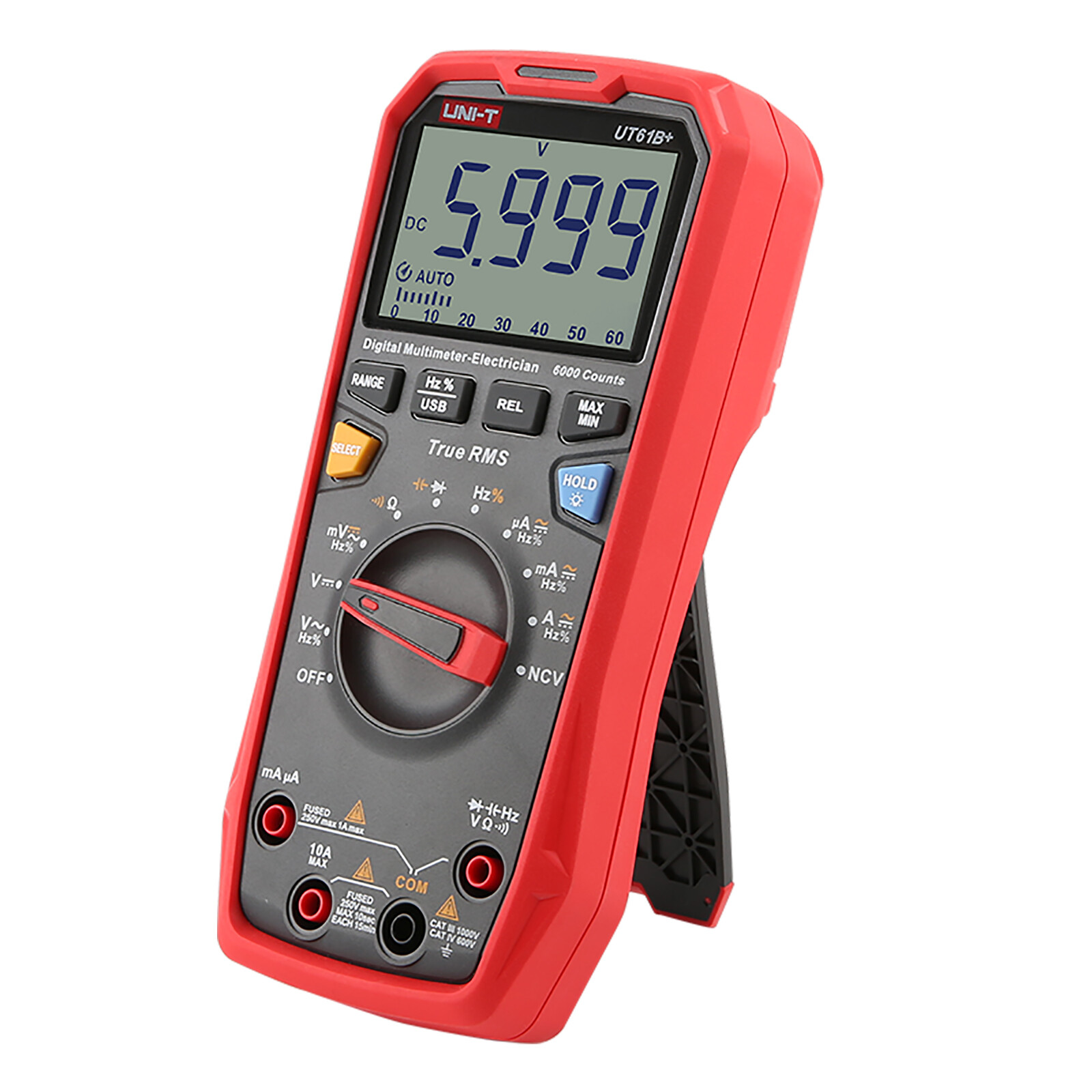 UNI-T UT61B+ Digital multimeter AC/DC voltage resistance capacitance NCV test