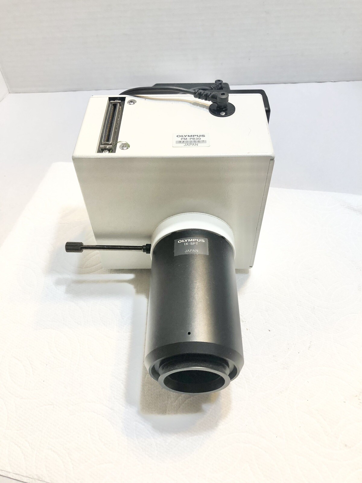 Olympus PM-PB30-3 & PM-DA35DX Microscope Camera Attachments