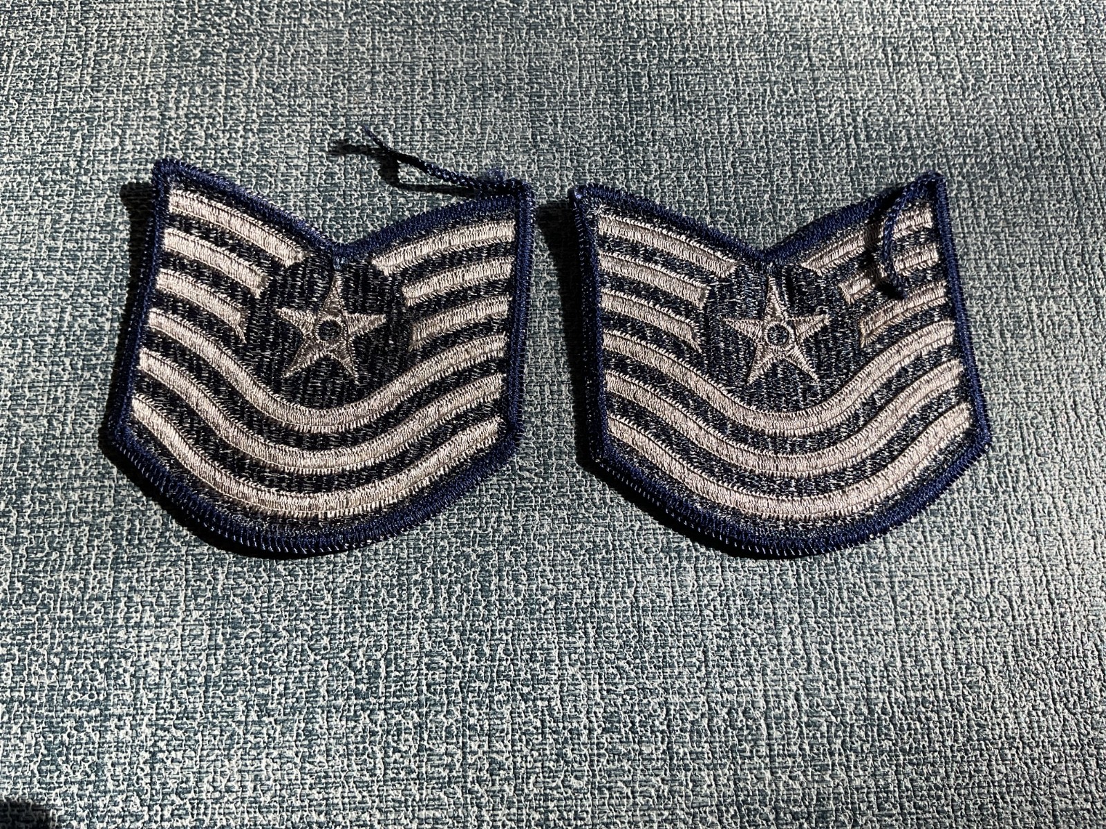 USAF Master Sergeant 2 patches 2 1.2” x 2 7/8” patch