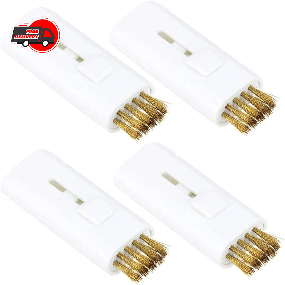 4-Pack Pocket Retractable Golf Club Cleaning Brush Tool - Wire Brush Club Groove
