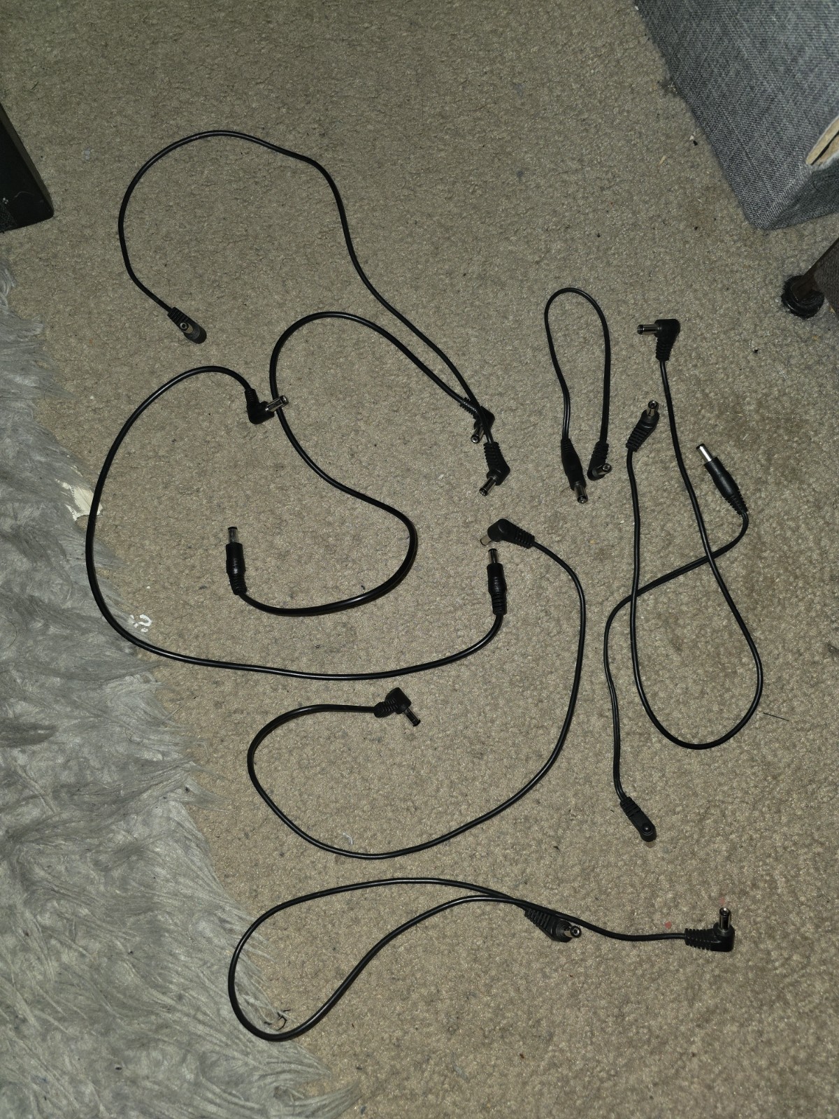 (8) Pack of Effects Pedal DC Power Cables for Power Supplies