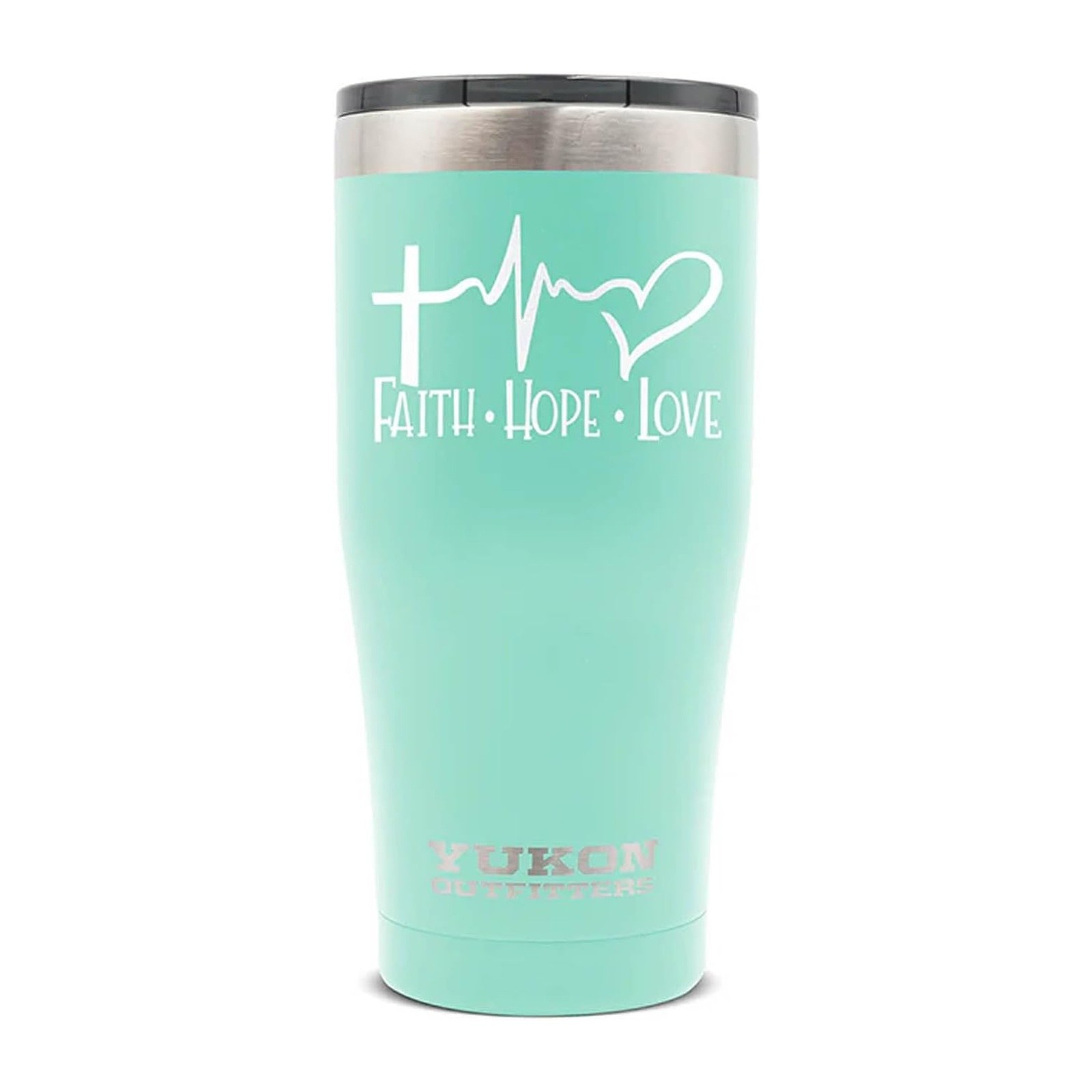 YUKON OUTFITTERS Freedom 20oz Faith/Hope/Love/Seafoam Tumbler (MGYT20FHL07)