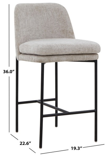 Safavieh TAMARIE CHENILLE COUNTER STOOL, Reduced Price 2172767381 SFV4836A