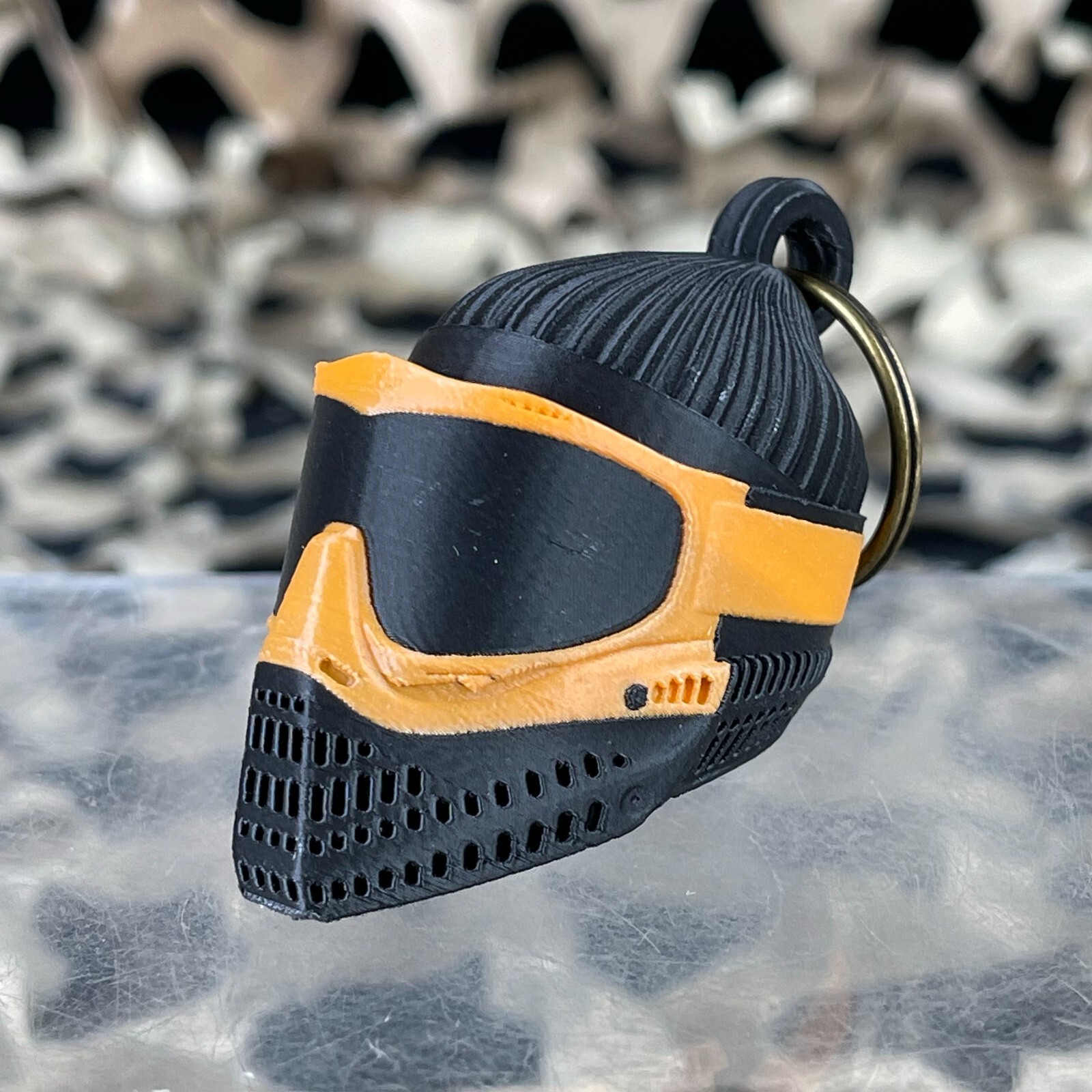 NEW Paintball DNA JT Flex Mask Keychain - Orange