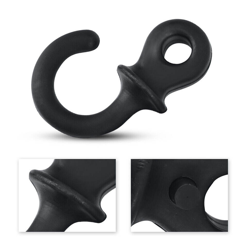 8pcs Rubber Archery Compound Bow String Stabilizer Monkey Tail Silencer Dampener
