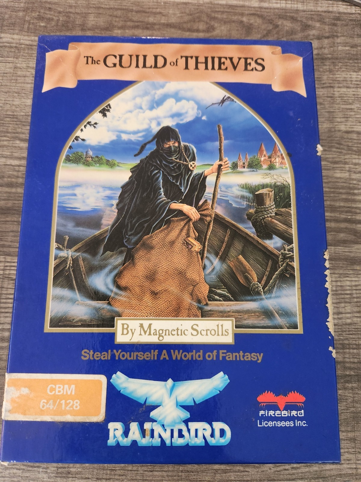 The Guild of Thieves . Game for Commodore 64/128 . Complete in Box !!! Free Ship