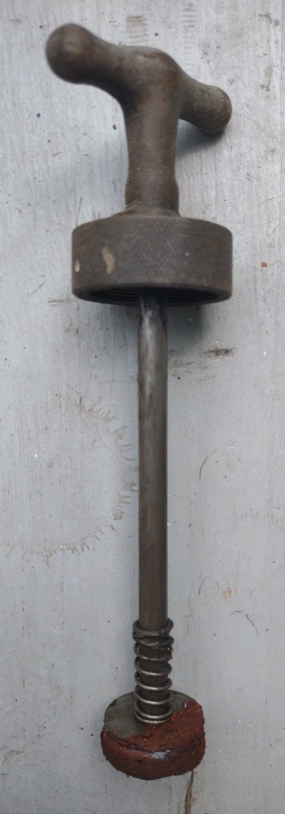 Vintage Craftsman Plumbers Furnace Gasoline Stove Smelting Pot ( Pump Handle )