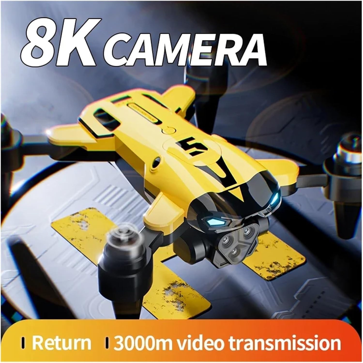 M5 Drone 5G Wifi GPS Obstacle Avoidance FPV Foldable Drone Optical Flow Switchin
