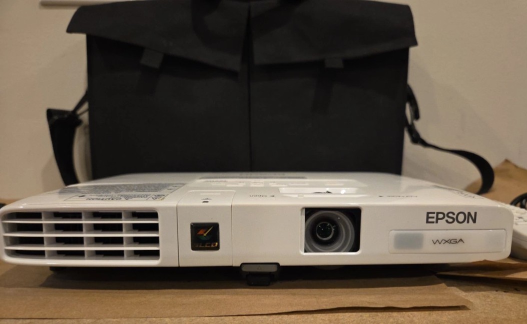Epson PowerLite 1771W LCD Portable Projector, Carrying Case & Accessories