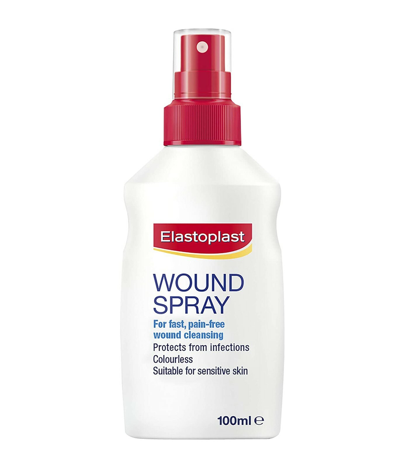 Elastoplast Wound Spray Fast Pain-Free Cleansing Against Infections 100ml