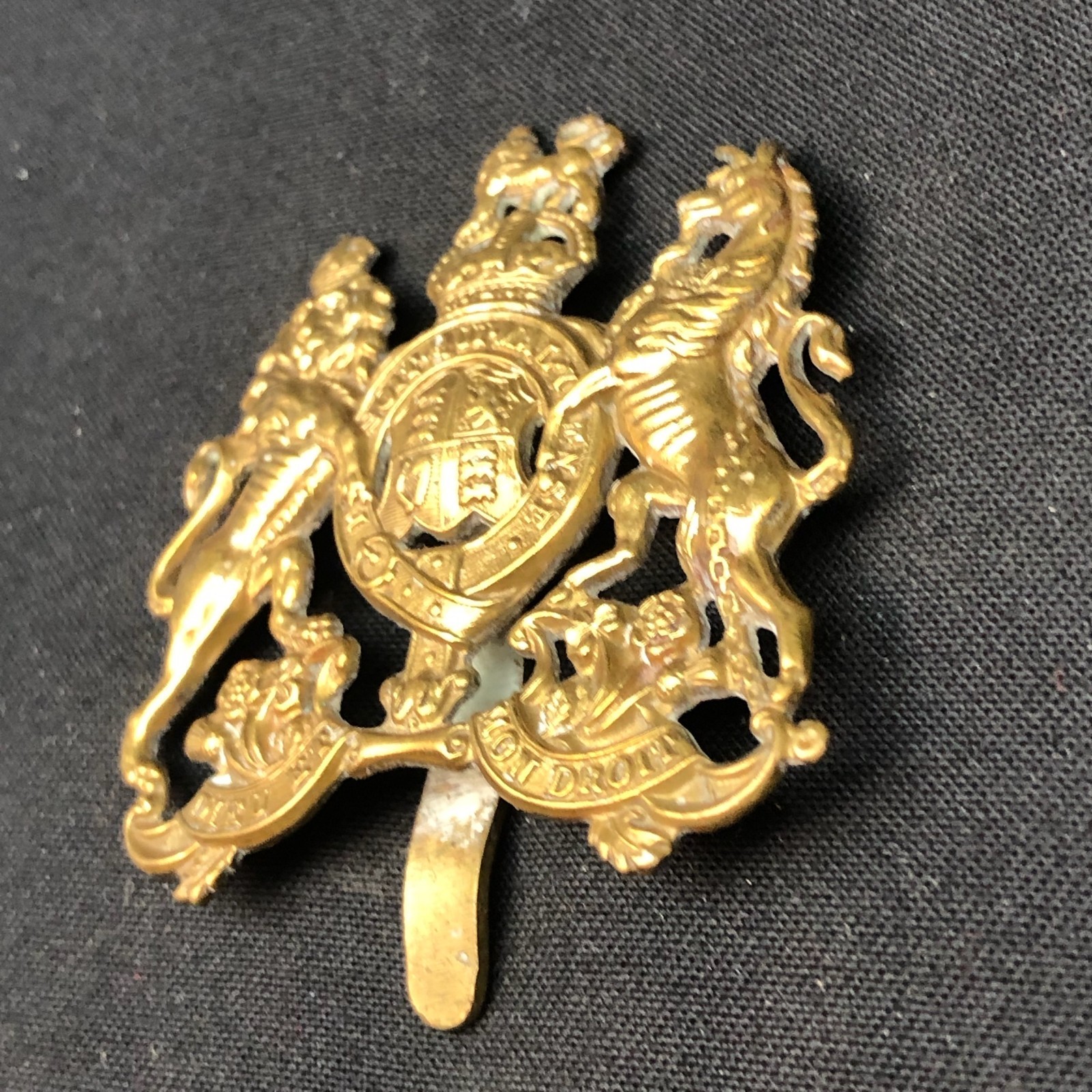 General Service Corps - Original WW2 British Army Cap Badge
