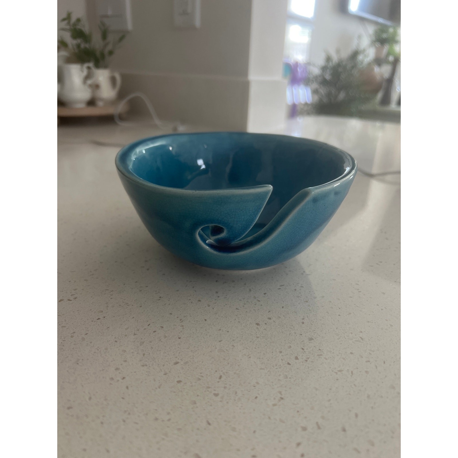 Muddy Heart pottery yarn bowl