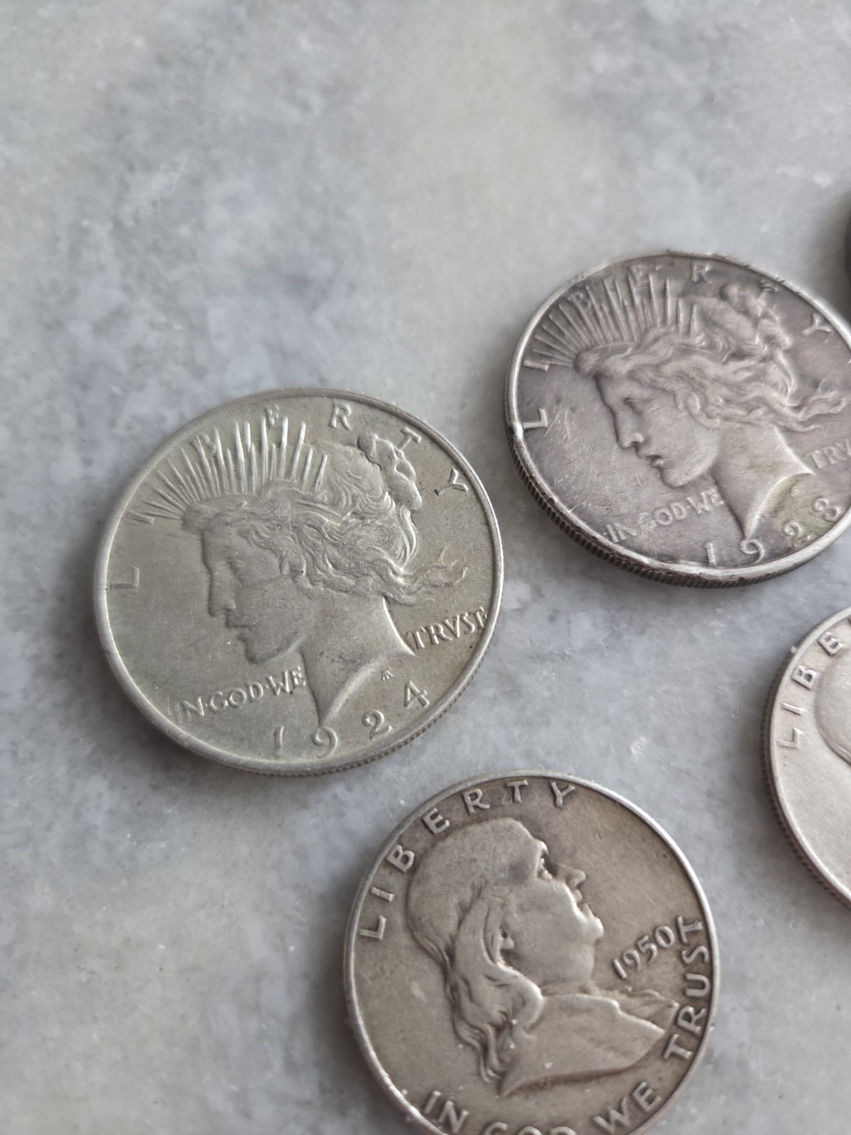 $6.10 Face Value 90% Junk Silver Mixed Lot