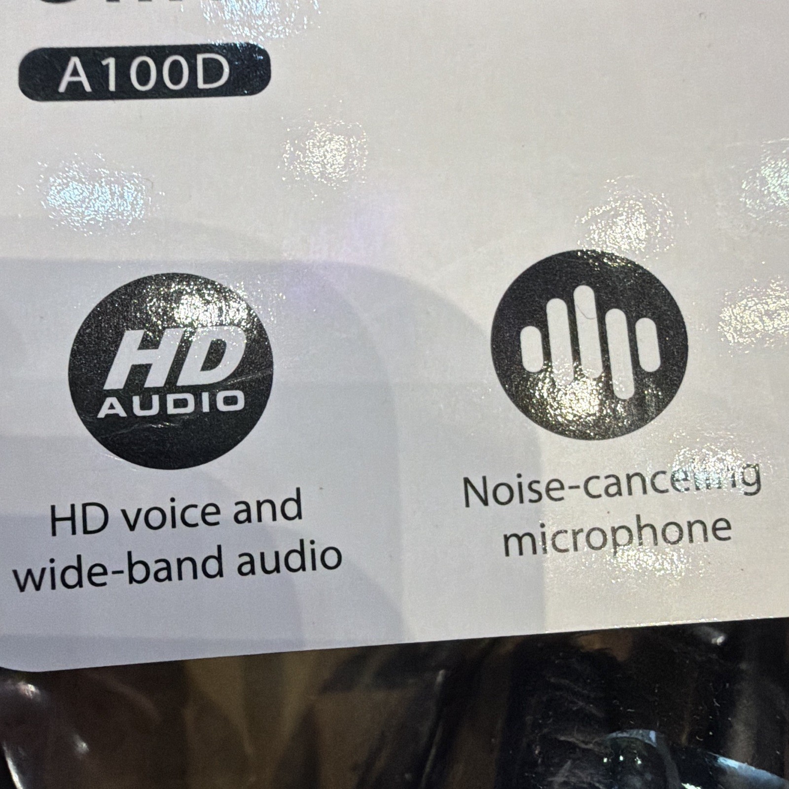 Vetch Corded-Ear Office Headset with Noise Cancelling Microphone
