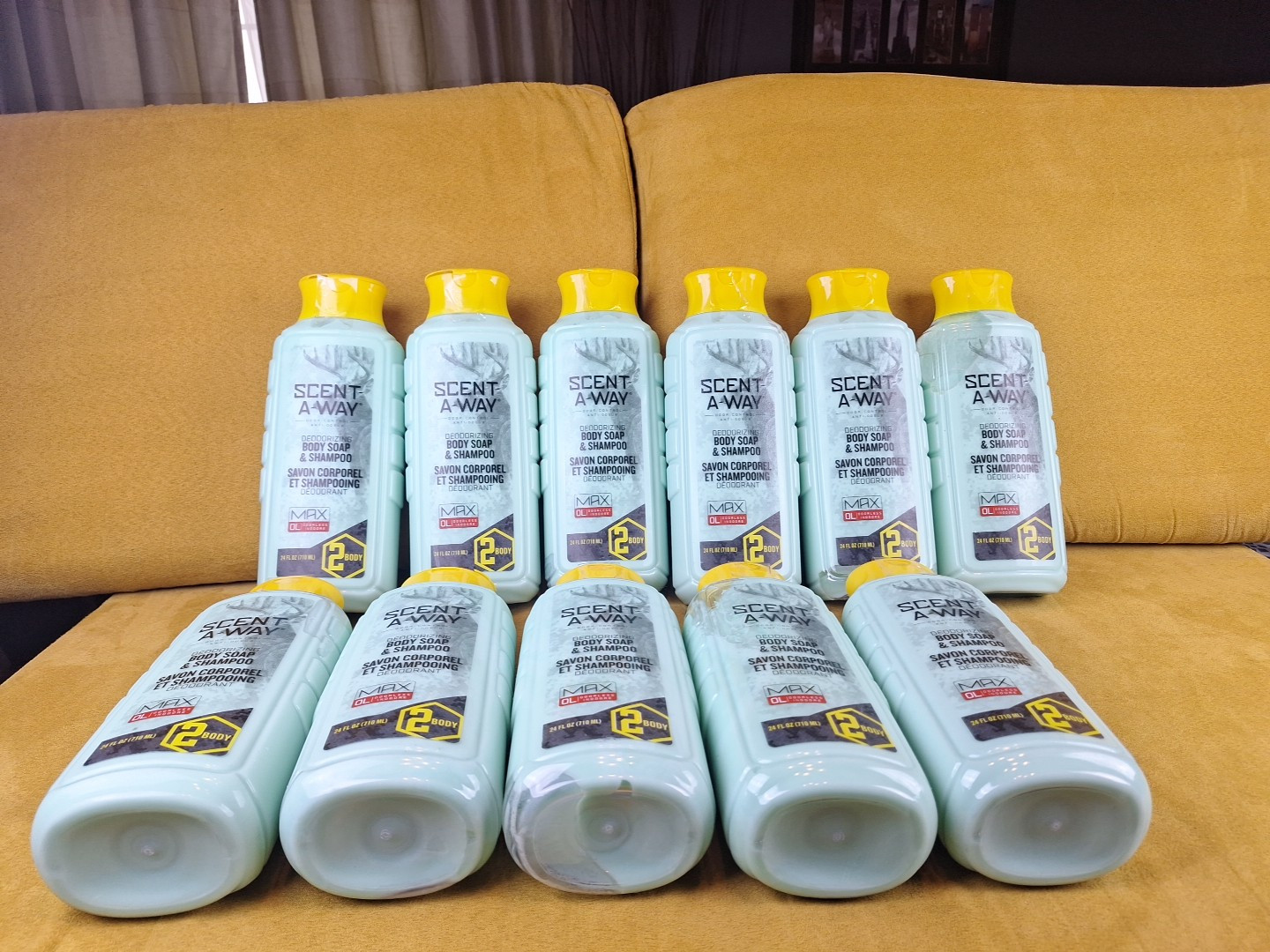 x11 Hunters Specialties Scent-A-Way MAX 24oz Liquid Body Soap & Shampoo Green