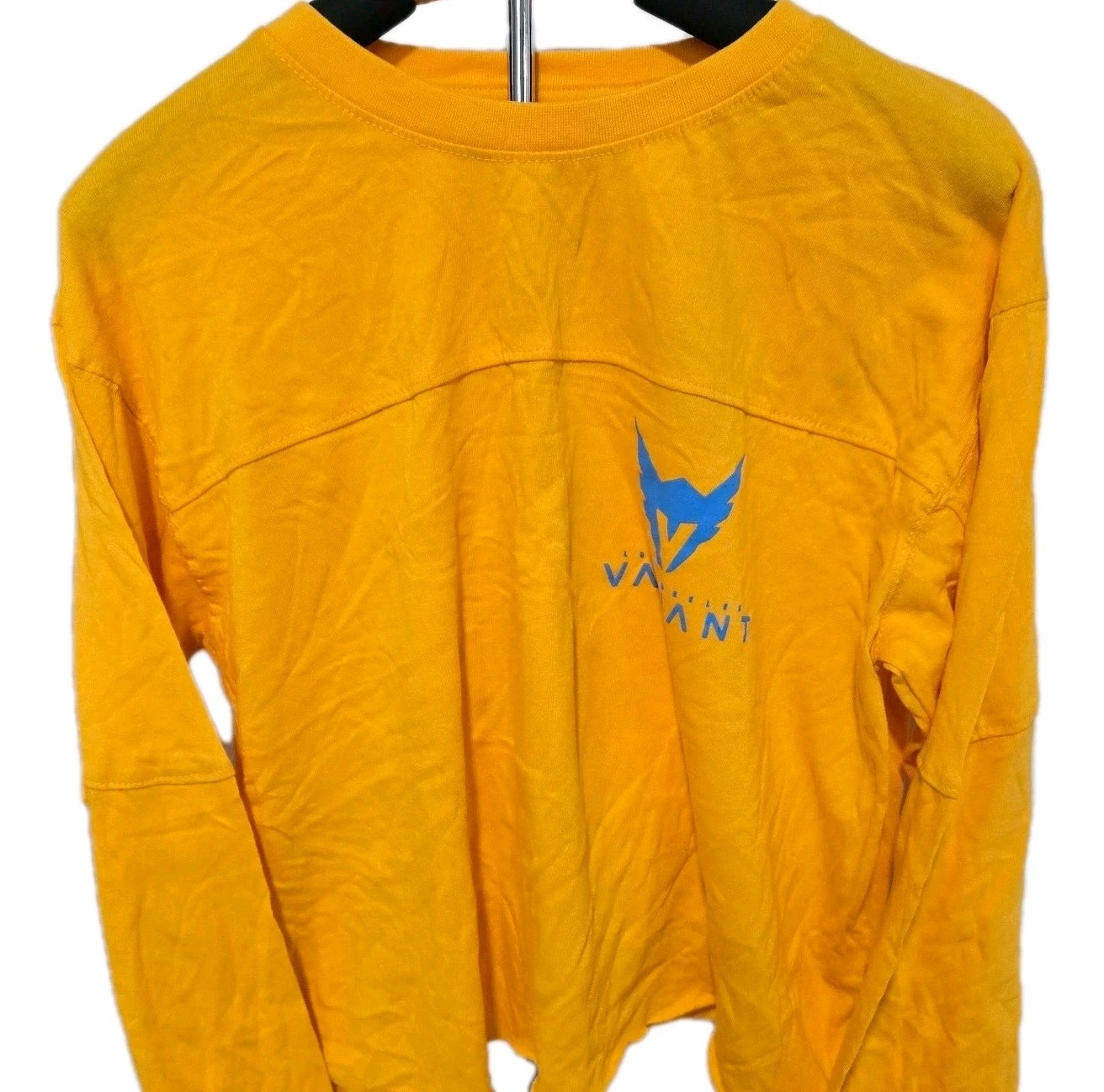 G-III 4Her Womens Long Sleeve T-Shirt Small Yellow Los Angeles Valiant Overwatch