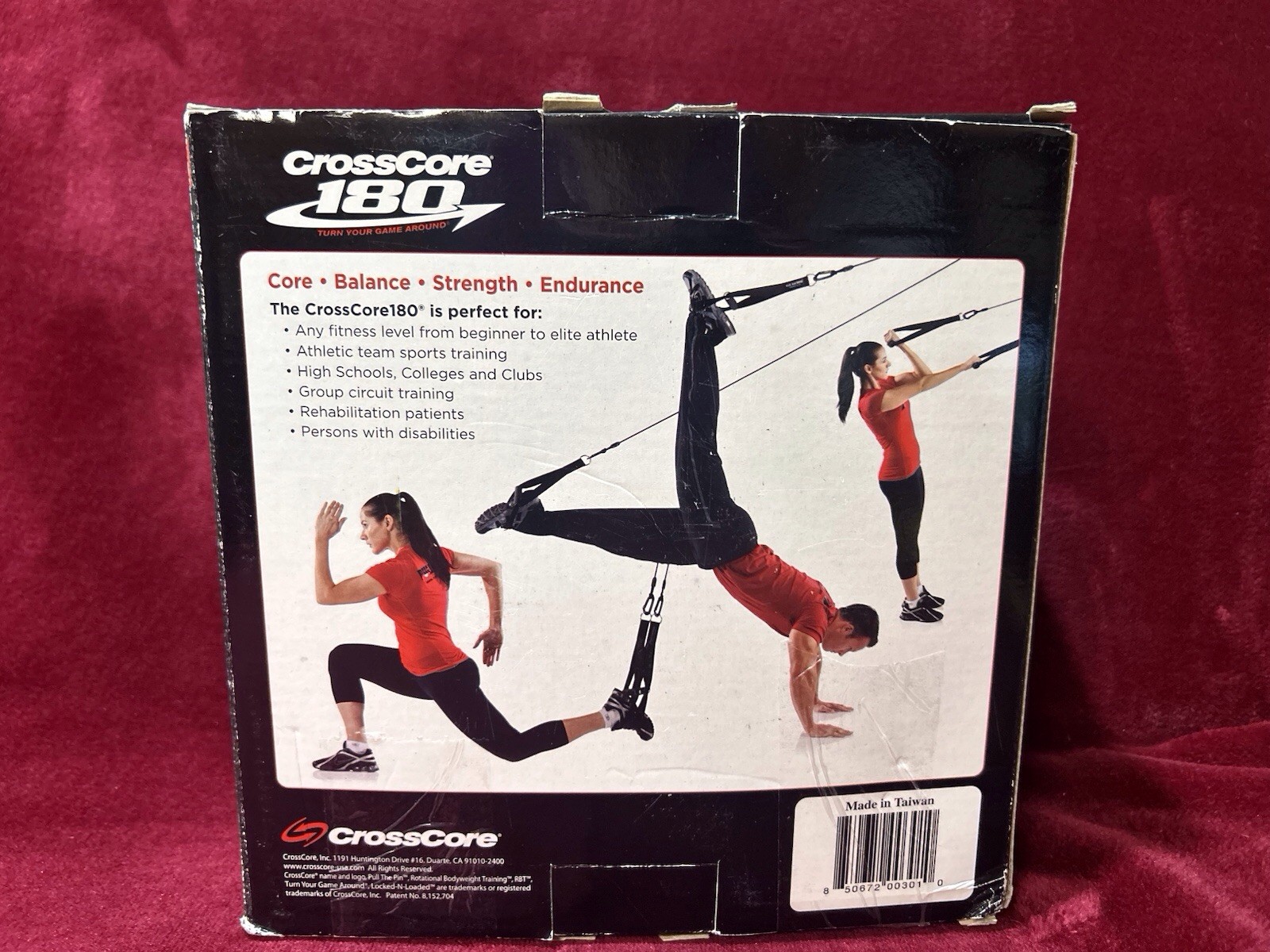 CrossCore 180 Complete Rotational Body Weight Training System DVD Manual New!