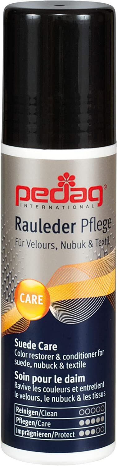 Pedag Suede Color Restorer, Applicable Indoors, Medium Brown, 2.6 Oz