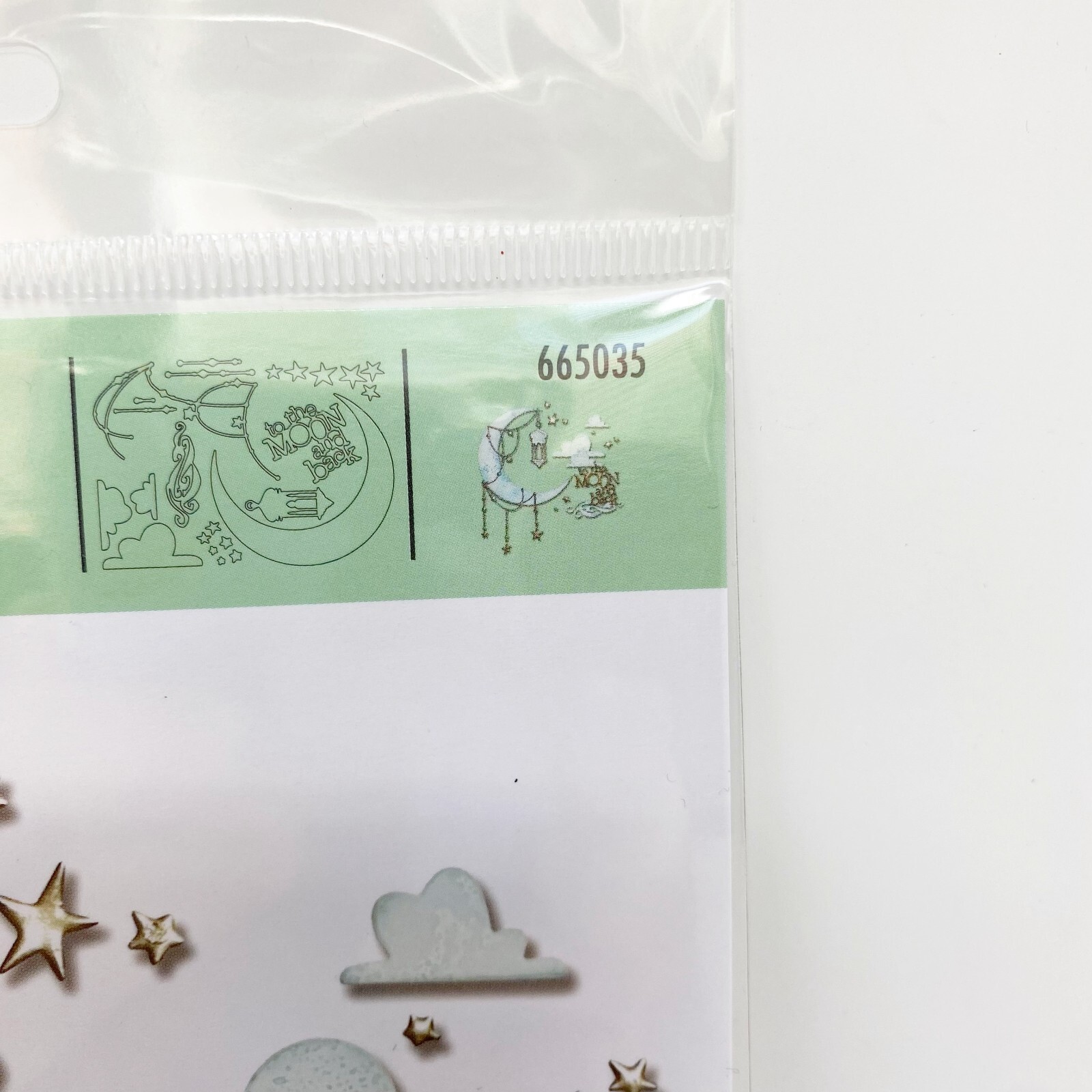 Sizzix Thinlits Moon & Back by Pete Hughes Cutting Dies Craft Bundle 665035 NEW