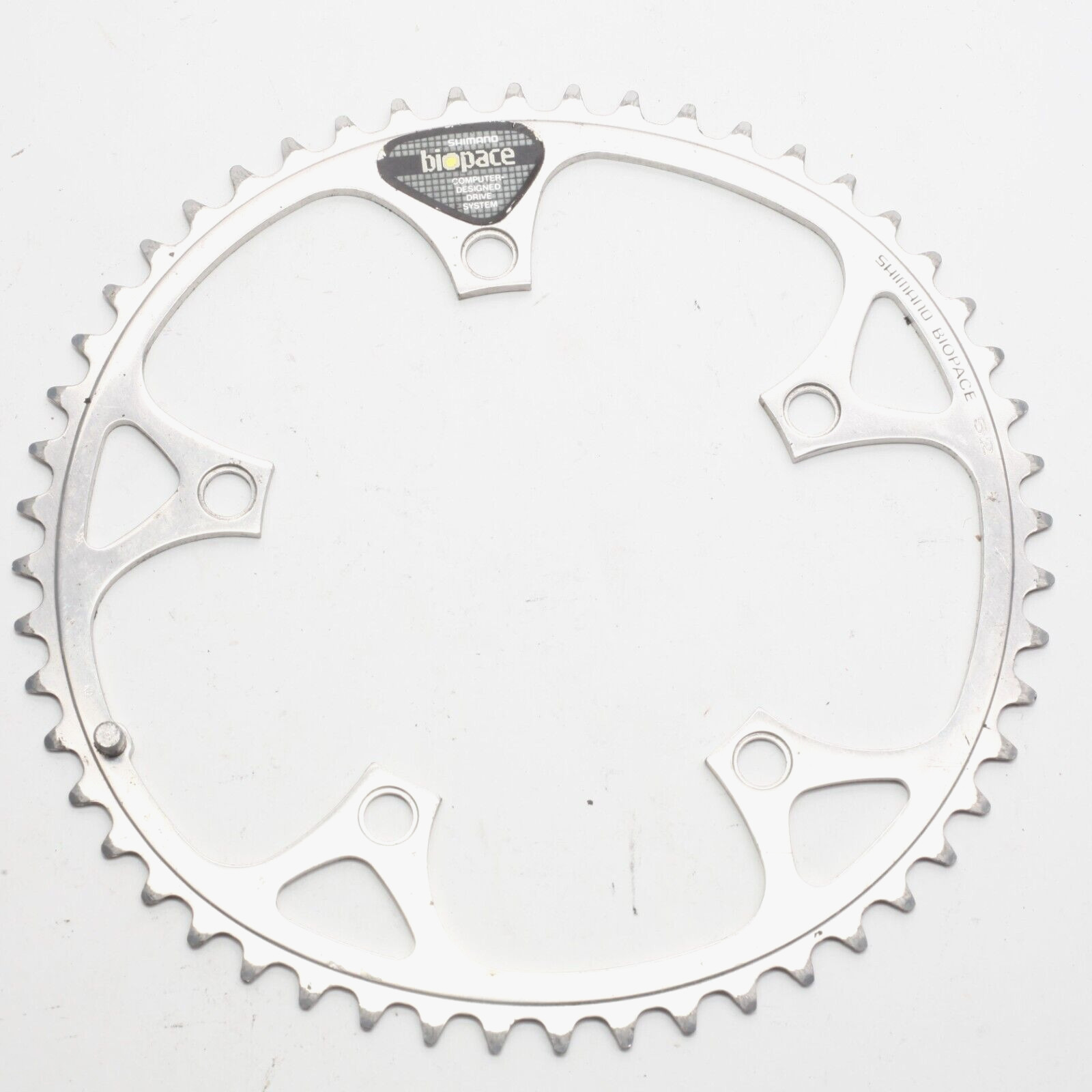 Shimano 52T Biopace Outer Chainring Lightweight Alloy 130BCD 1986