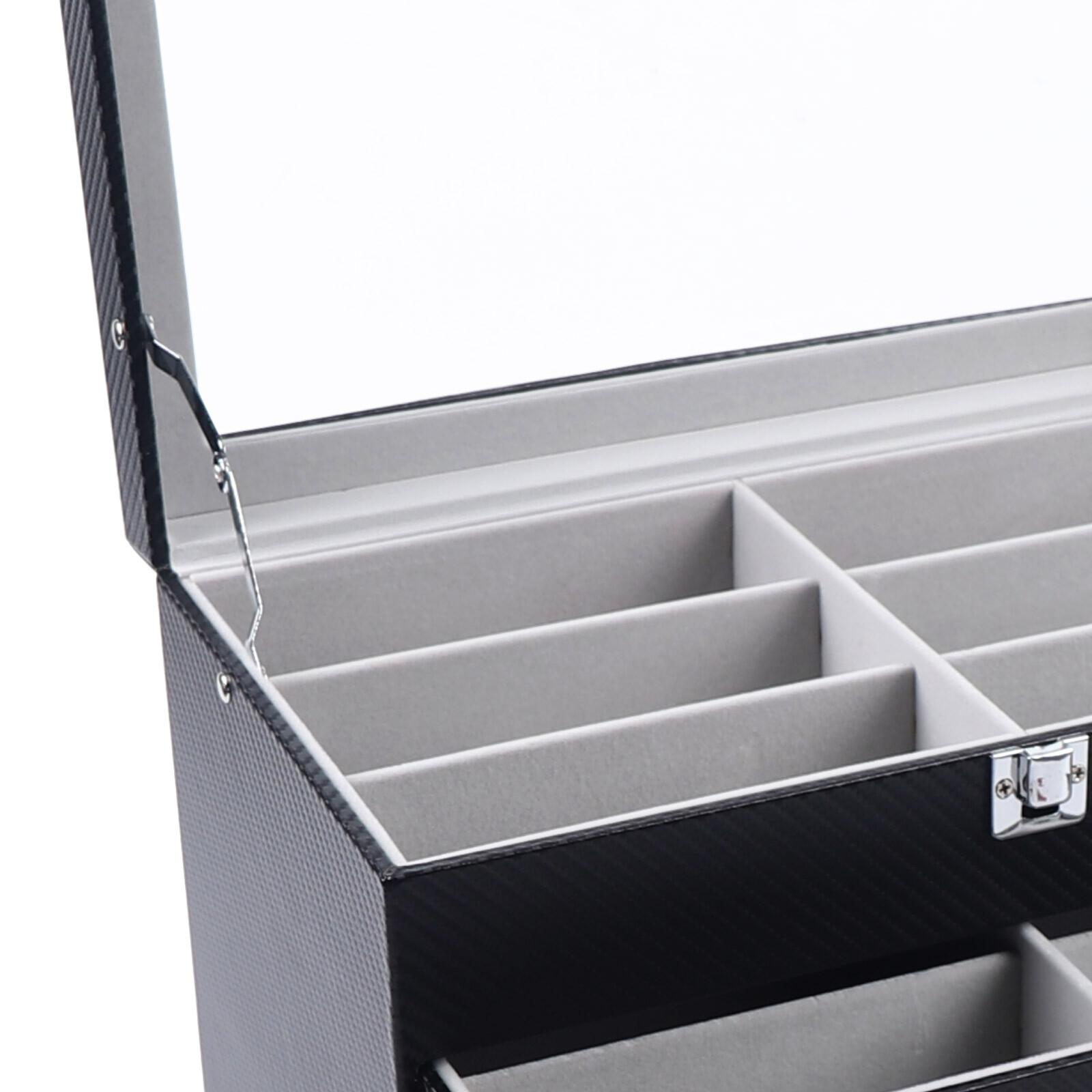 24-Slots Multiple Glasses Organizer Eyeglass Sunglass Storage Box Display Holder