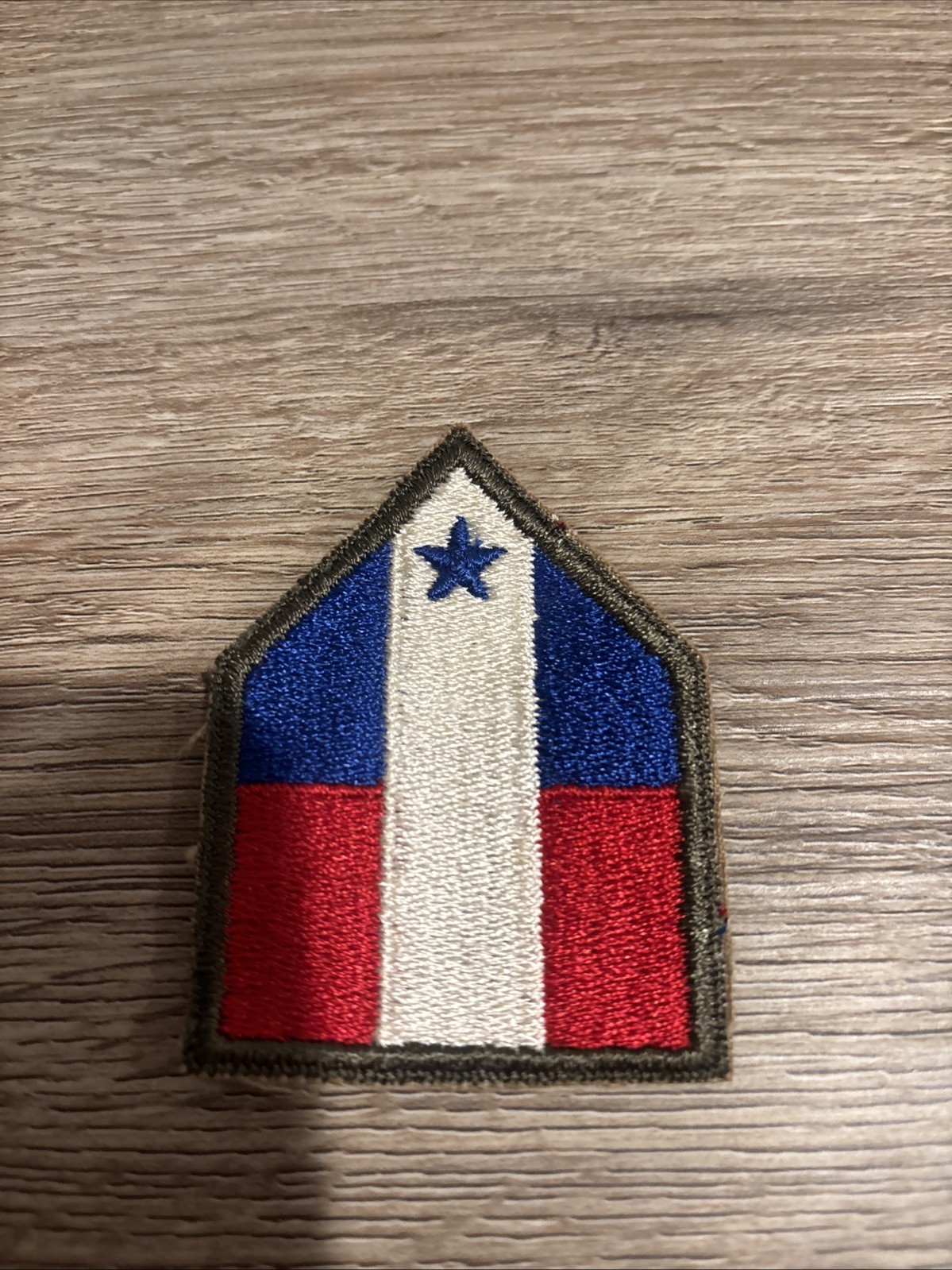 Original WW2 Vintage US ARMY NORTHWEST SERVICE COMMAND PATCH OD Border No Glow