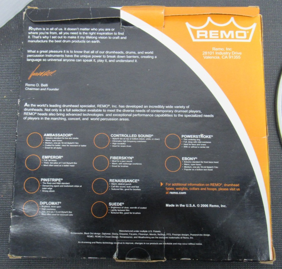 Remo Ambassador Clear 10" Drumhead