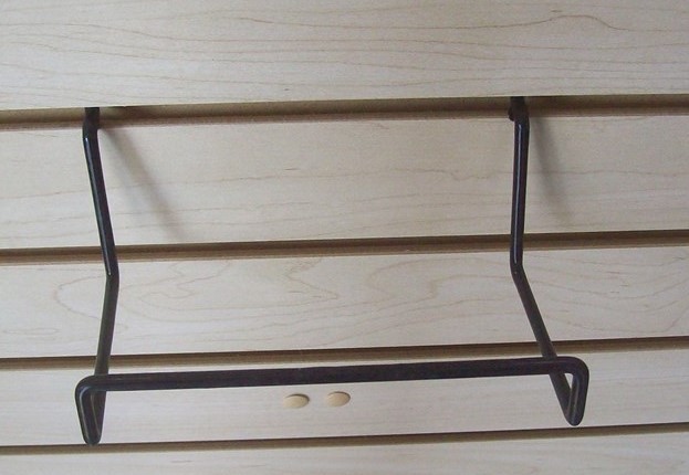 Store Fixture Supplies 2 HORIZONTAL BARS OR EASELS FOR SLATWALL 6.5" wide