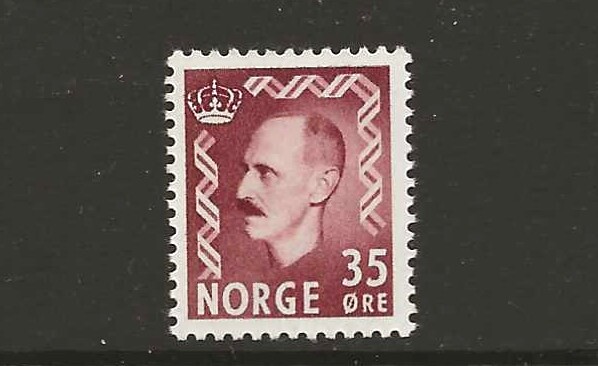 Norway 1952 King Haakon Vll  MNH