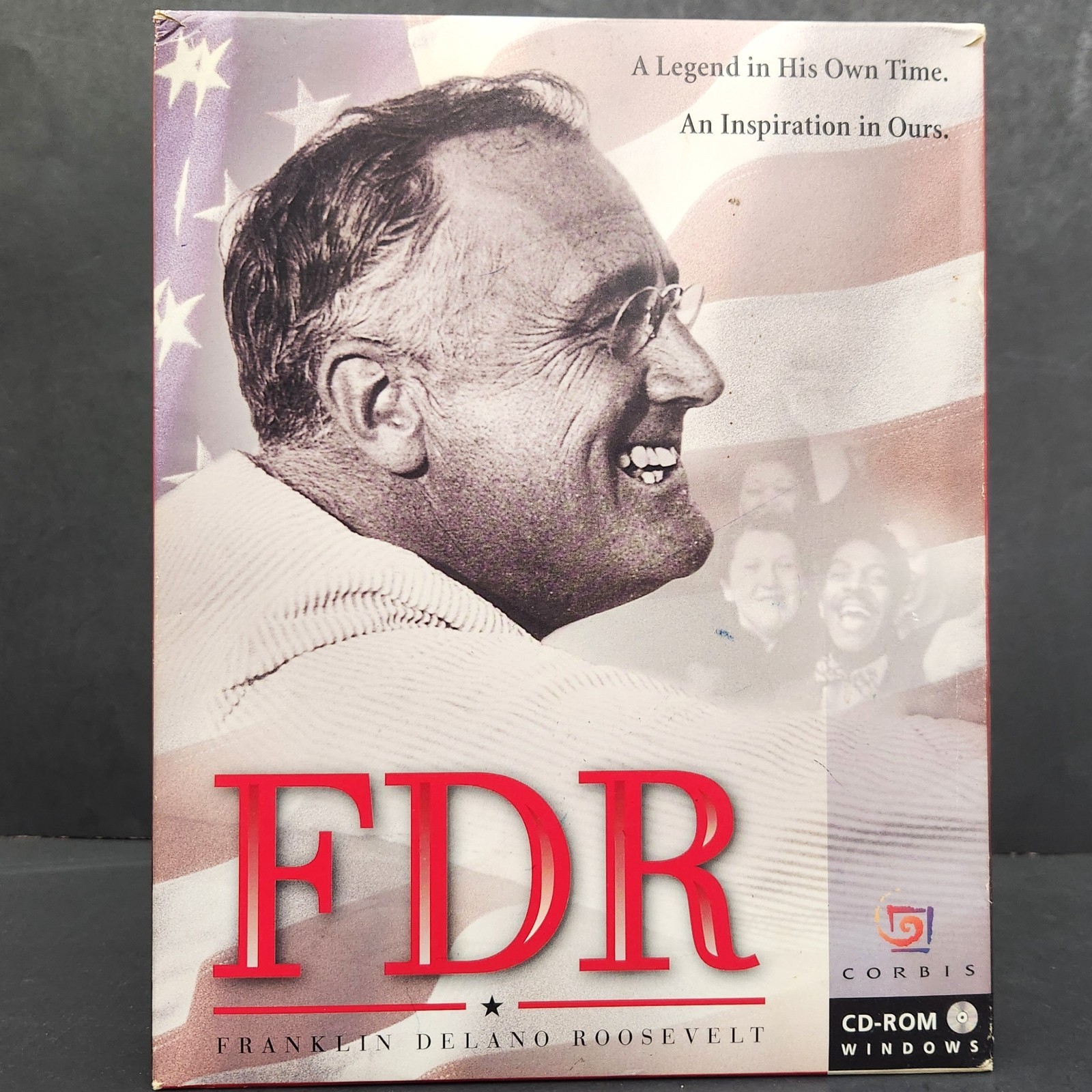 vintage pc software : FDR Franklin Delano Roosevelt CD ROM for Win 95 NEW
