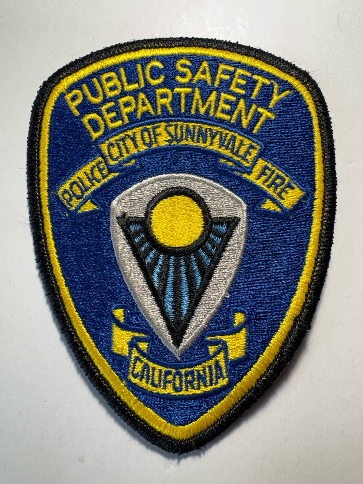 Sunnyvale California Public Safety Patch ~ Police / Fire
