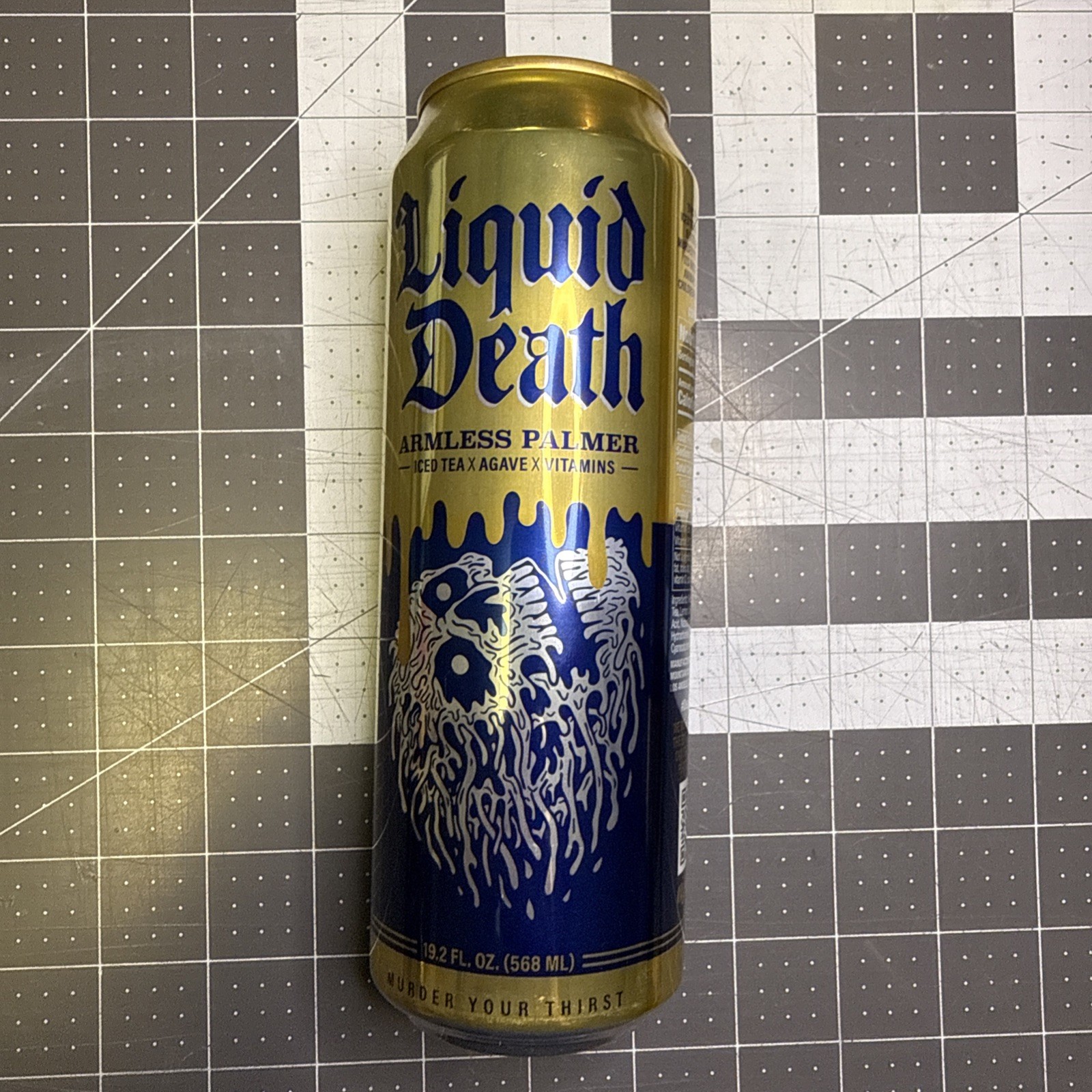 Liquid Death ARMLESS PALMER 19.2oz Single Can DISCONTINUED UNOPENED NEW