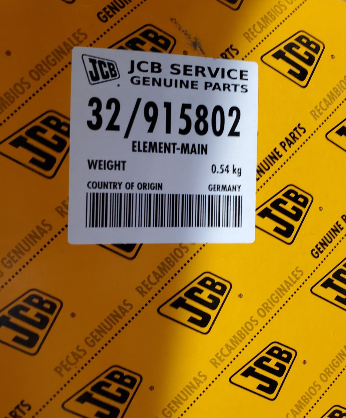 JCB 32/915802 Air FIlter