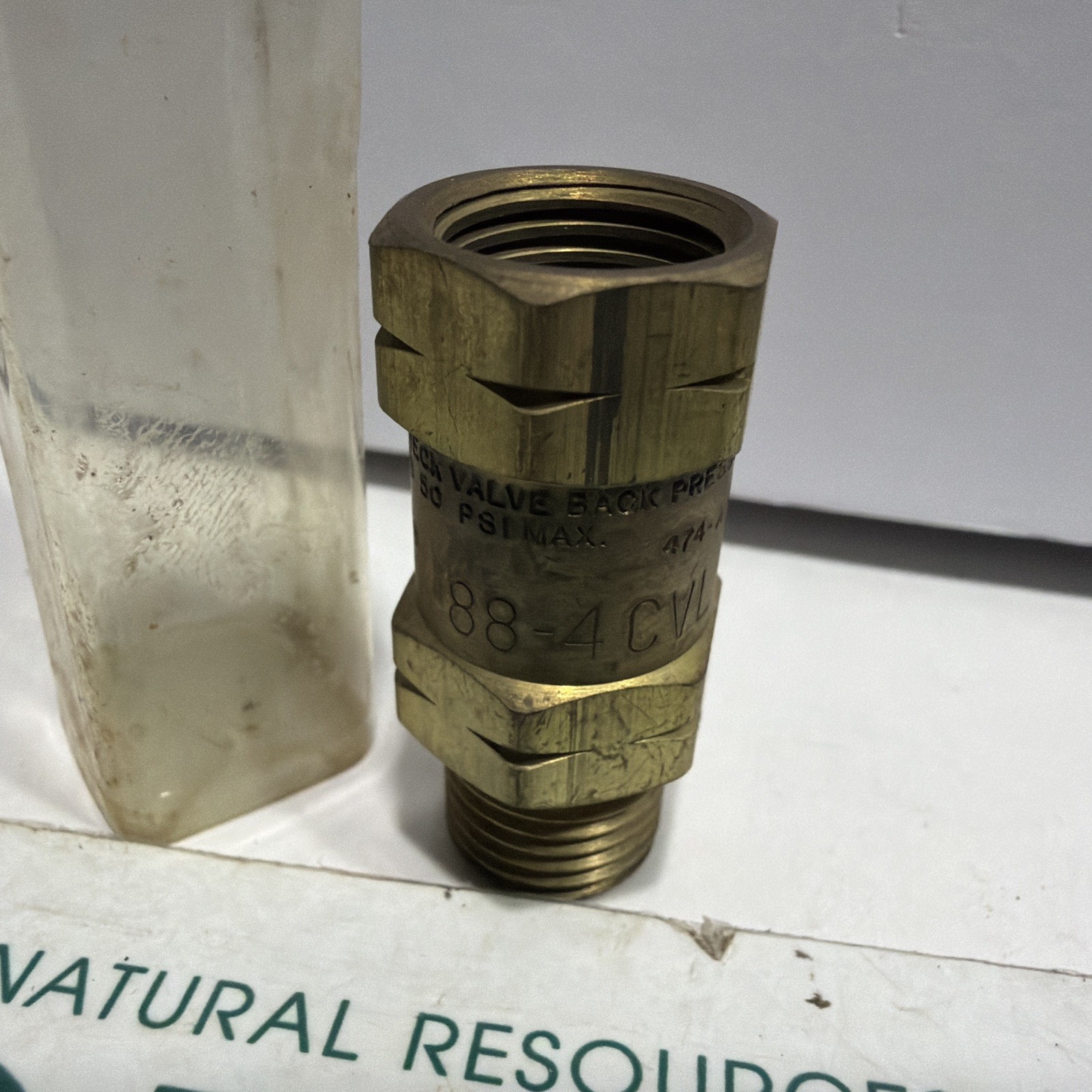 HARRIS FLASH GUARD CHECK VALVE 88-4 CVL TORCH REGULATOR
