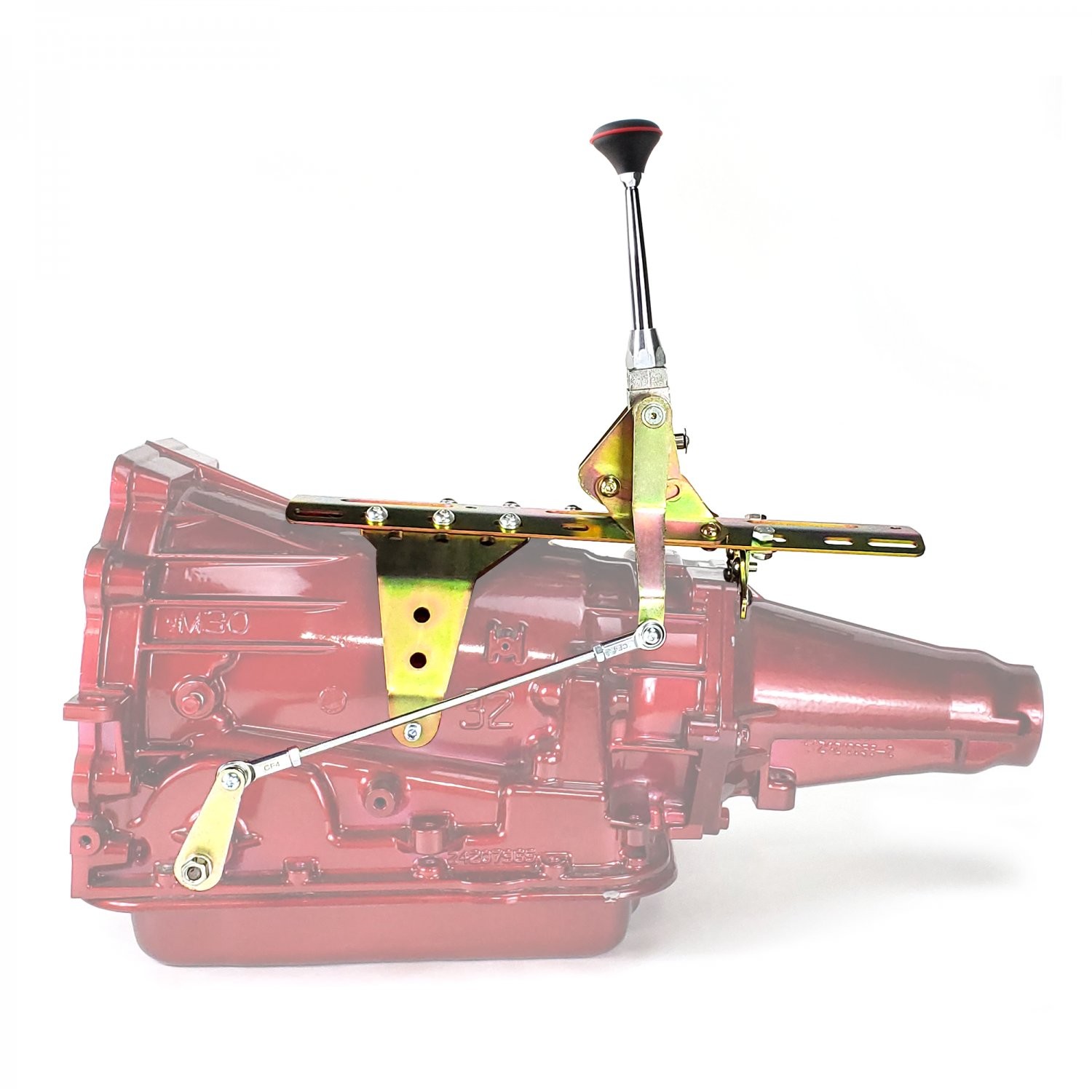 Push Button Transmission Shifter Kit with 6 Chrome Arm for Chrysler 727