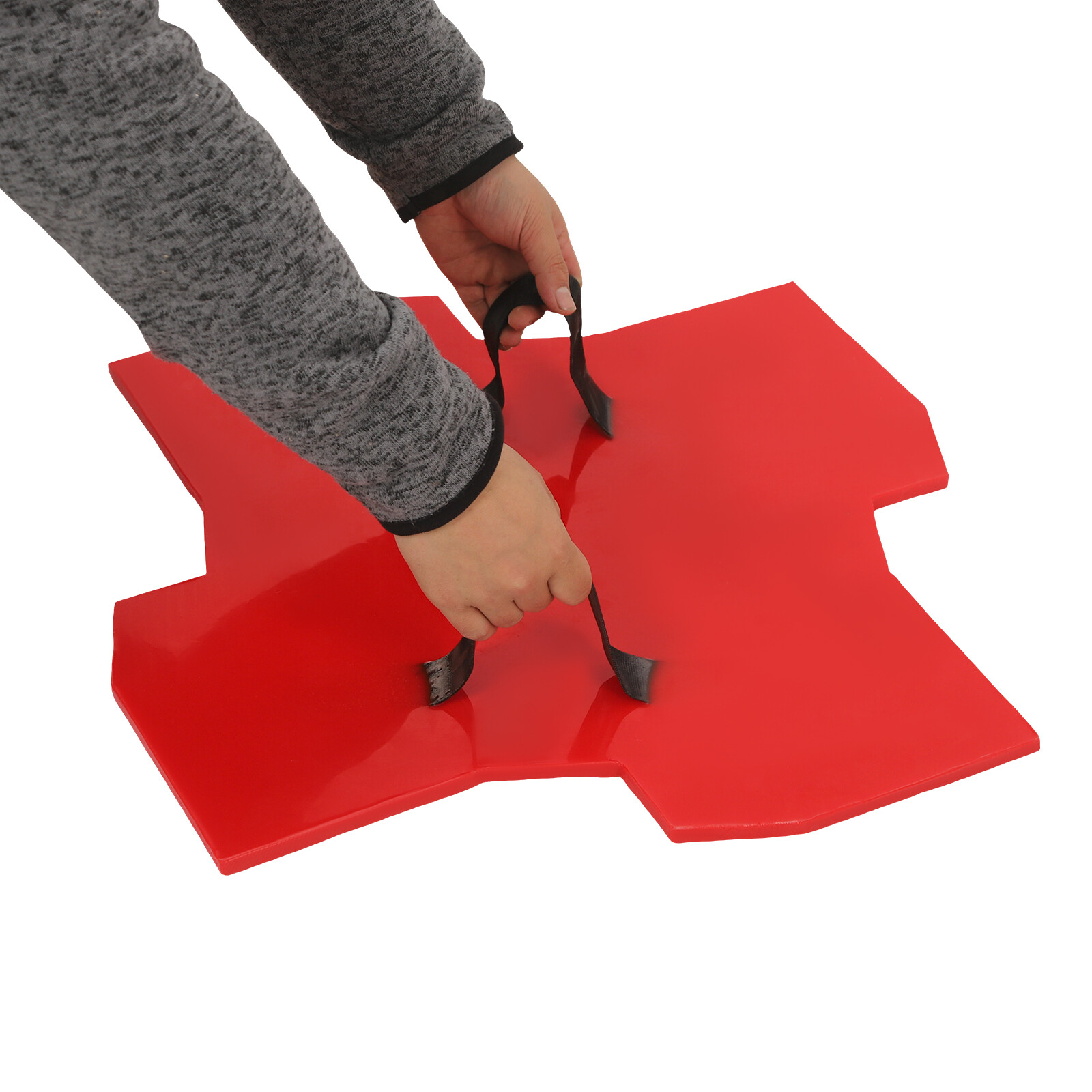 FLOWER RUBBER Concrete Stamp Stone Texture Mat Imprint Printing Cement Sidewalk